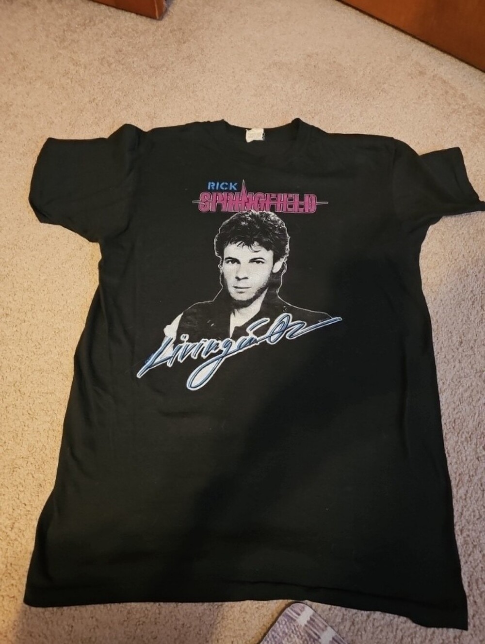 Rick Springfield Living in Oz 1983 XL ScreenStars 100% Cotton
